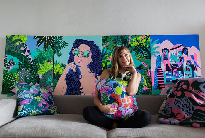 ハワイ在住の注目のアーティスト、キム・シエルベック／画像提供：U-MORE