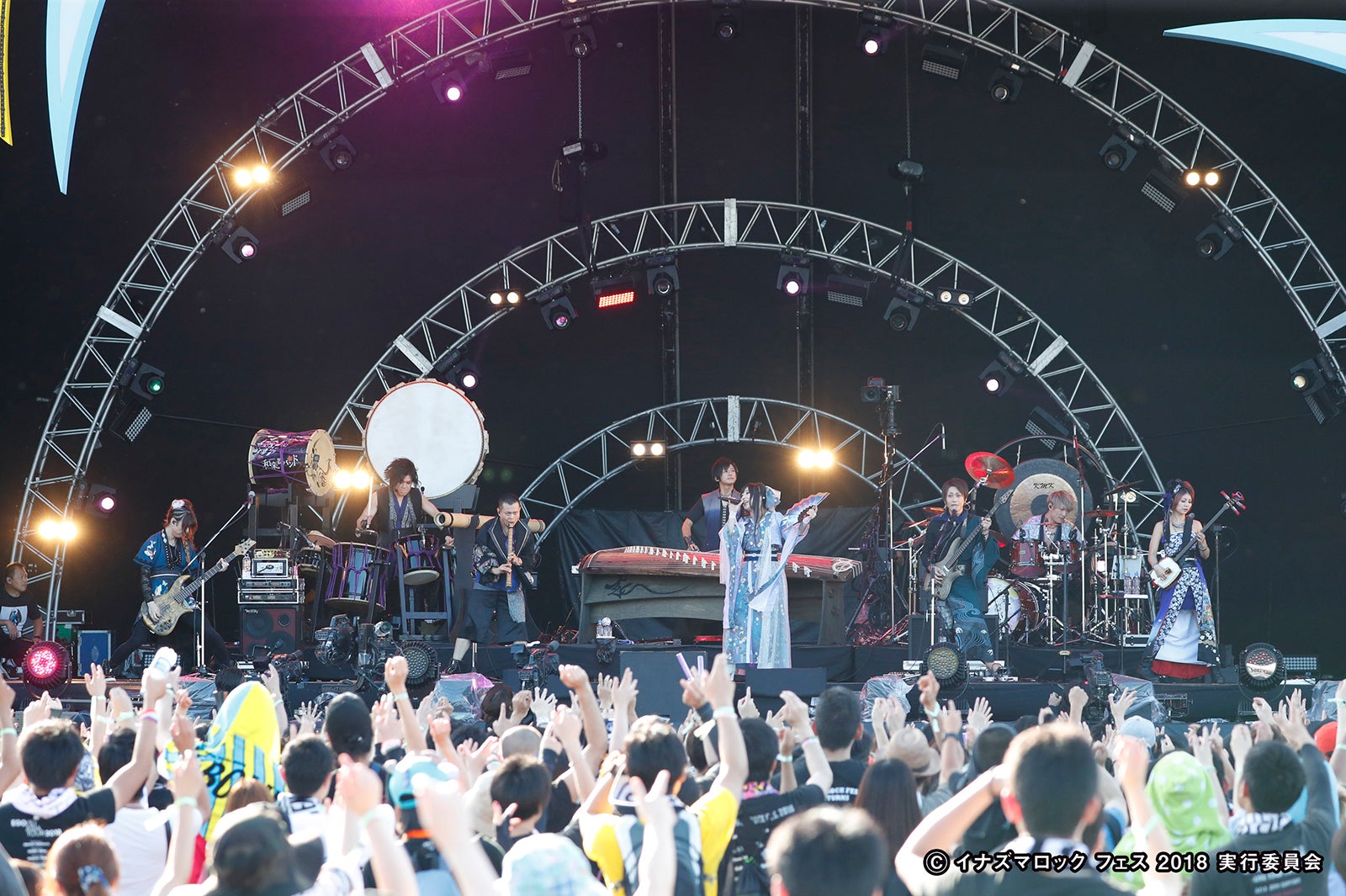和楽器バンド （C）イナズマロック フェス 2018 実行委員会