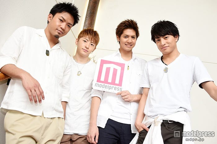 (左から)数原龍友、佐野玲於、片寄涼太、白濱亜嵐