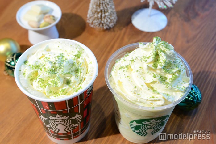 メルティホワイト ピスタチオ フラペチーノ、メルティホワイト ピスタチオ モカ(C)モデルプレス