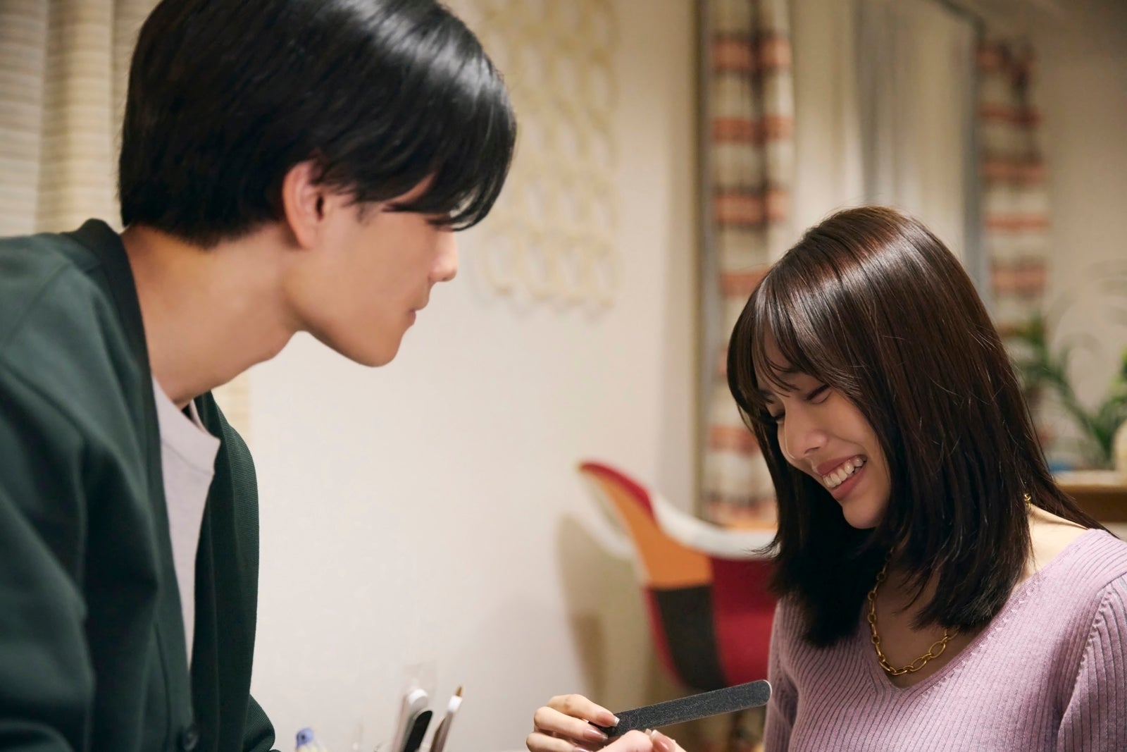 武藤潤、秋田汐梨「ふったらどしゃぶり」第1話（C）「ふったらどしゃぶり」製作委員会・MBS