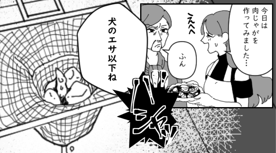 嫁が作った肉じゃがを「犬のエサ以下」とシンクに捨てる義母！？だが直後⇒義兄「説明して？」夫「…」
