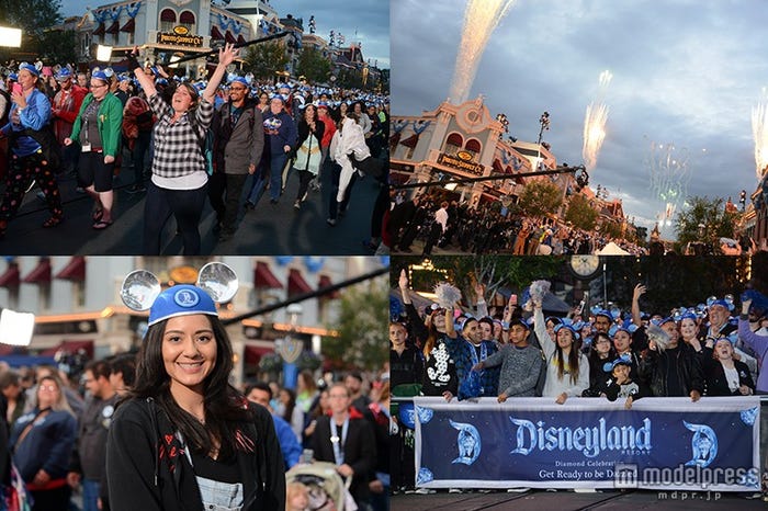 米ディズニーランド60周年記念イベント「ダイヤモンド・セレブレーション」/キックオフイベントの様子