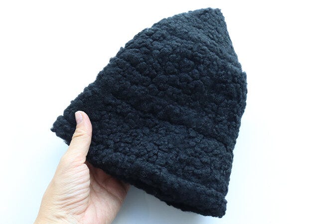 ダイソー　ボアハット　折りたたみ