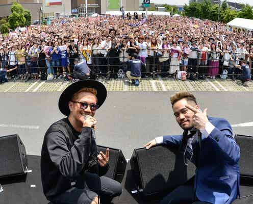 EXILE ATSUSHI、9ヶ月ぶりのステージ出演 盟友・JAY’EDと熱唱
