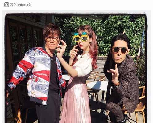 藤田ニコル、オリラジと3ショットで「パリピ感がすごい」「テンション高め」と反響 “ジョジョ立ち”も披露