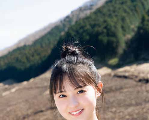 乃木坂46遠藤さくら、“お団子”ヘアで箱根旅行