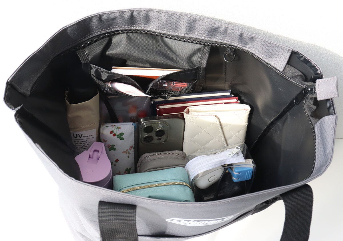 宝島社雑誌付録のモノマックス3月号のコールマンの10大機能トートバッグ12