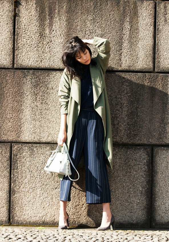 ツイルドロップショルダーオーバーコート「STYLEST」5,350円（税込）／画像提供：STYLEST