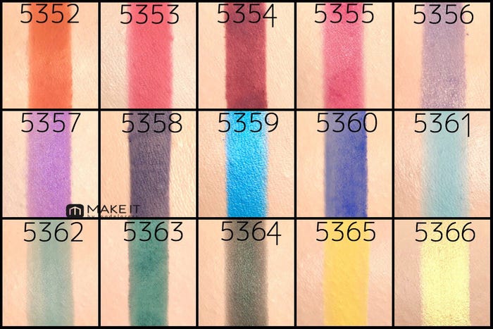 NARS/シングルアイシャドー(ピュアポップス)/5352~5366 (C)メイクイット