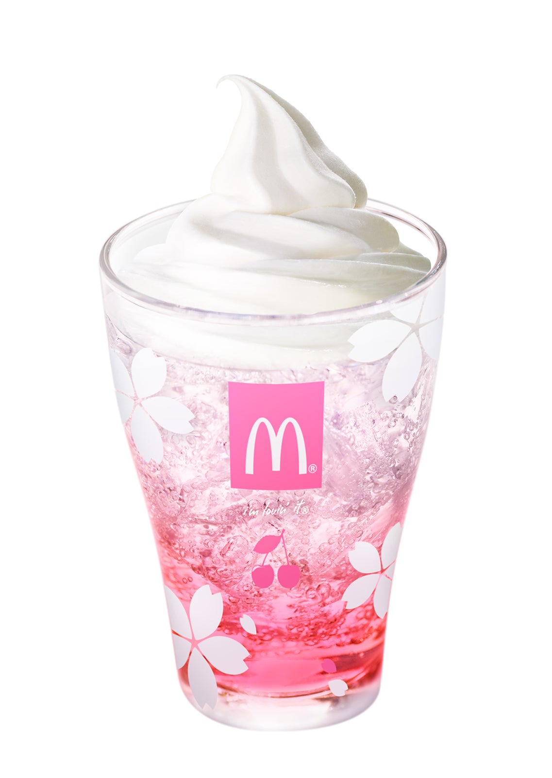 マックフロートさくらんぼ／画像提供：日本マクドナルド株式会社