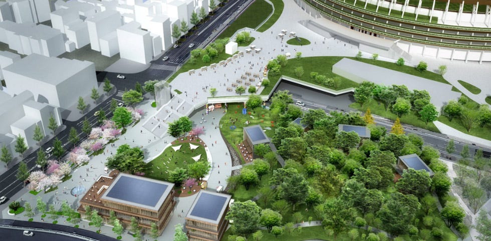 明治公園・代々木公園の整備計画概要発表、カフェやスケートボードパーク