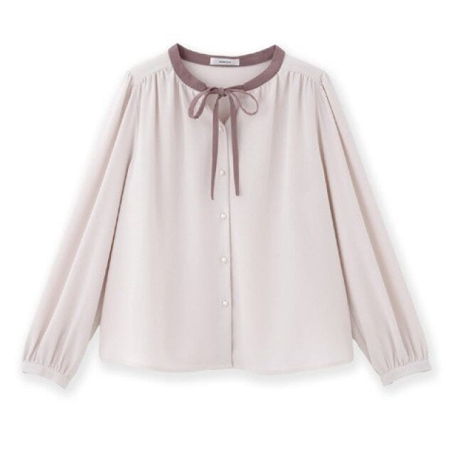 しまむら　名品トップス　秋コーデ　ブラウス　michill