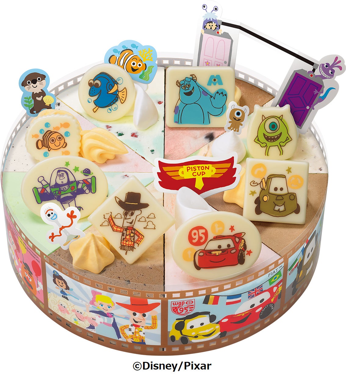 【サーティワン新作メニュー】「❛ディズニー / ピクサー❜ パレット8」ウッディやニモら人気キャラ集結＆14種のフレーバーがひとつに