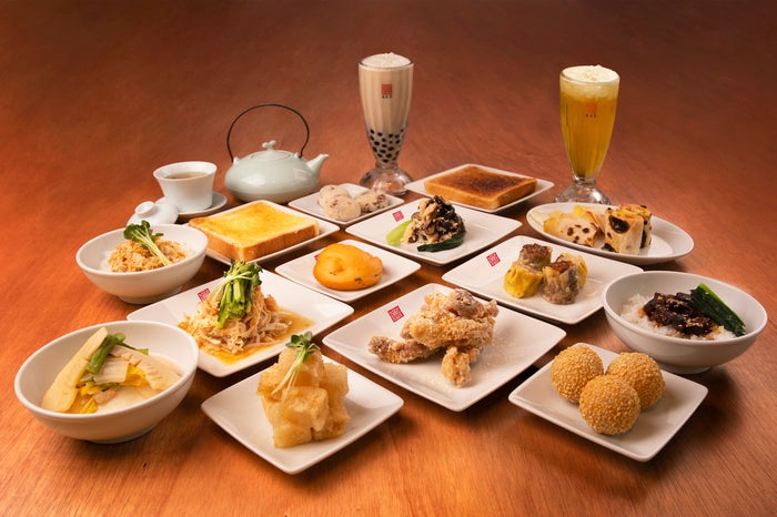 渋谷マークシティ店限定メニューは台湾小皿料理も充実／画像提供：春水堂