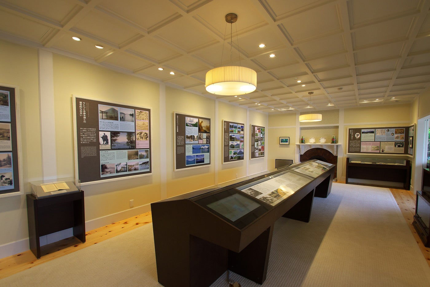 アーネスト・サトウや日光に関する資料の展示スペース（提供画像）