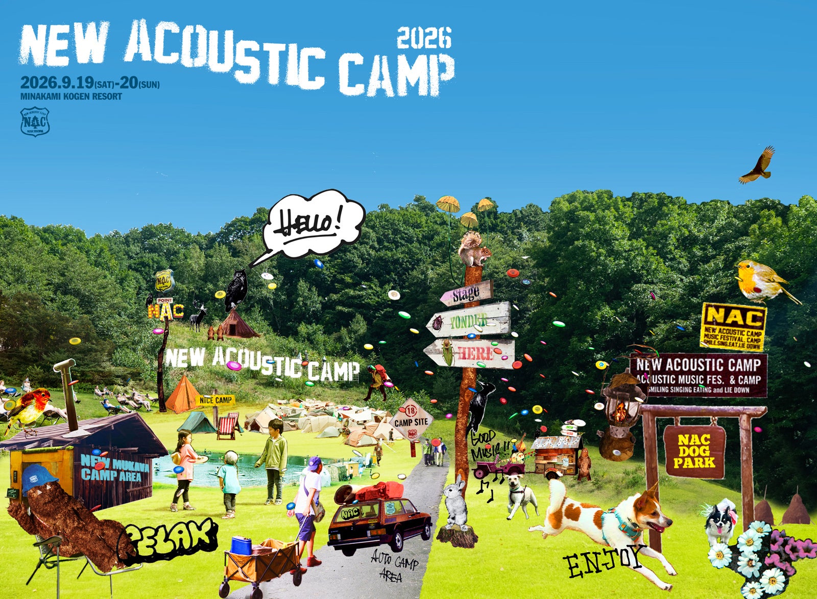 野外音楽フェス「New Acoustic Camp 2026」パフォーマンス映像、Leminoプレミアムで配信決定