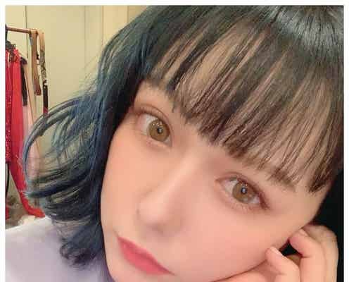 HKT48村重杏奈、IZ*ONE宮脇咲良ヘアにイメチェンで雰囲気ガラリ「咲良ペンなので髪色真似した」
