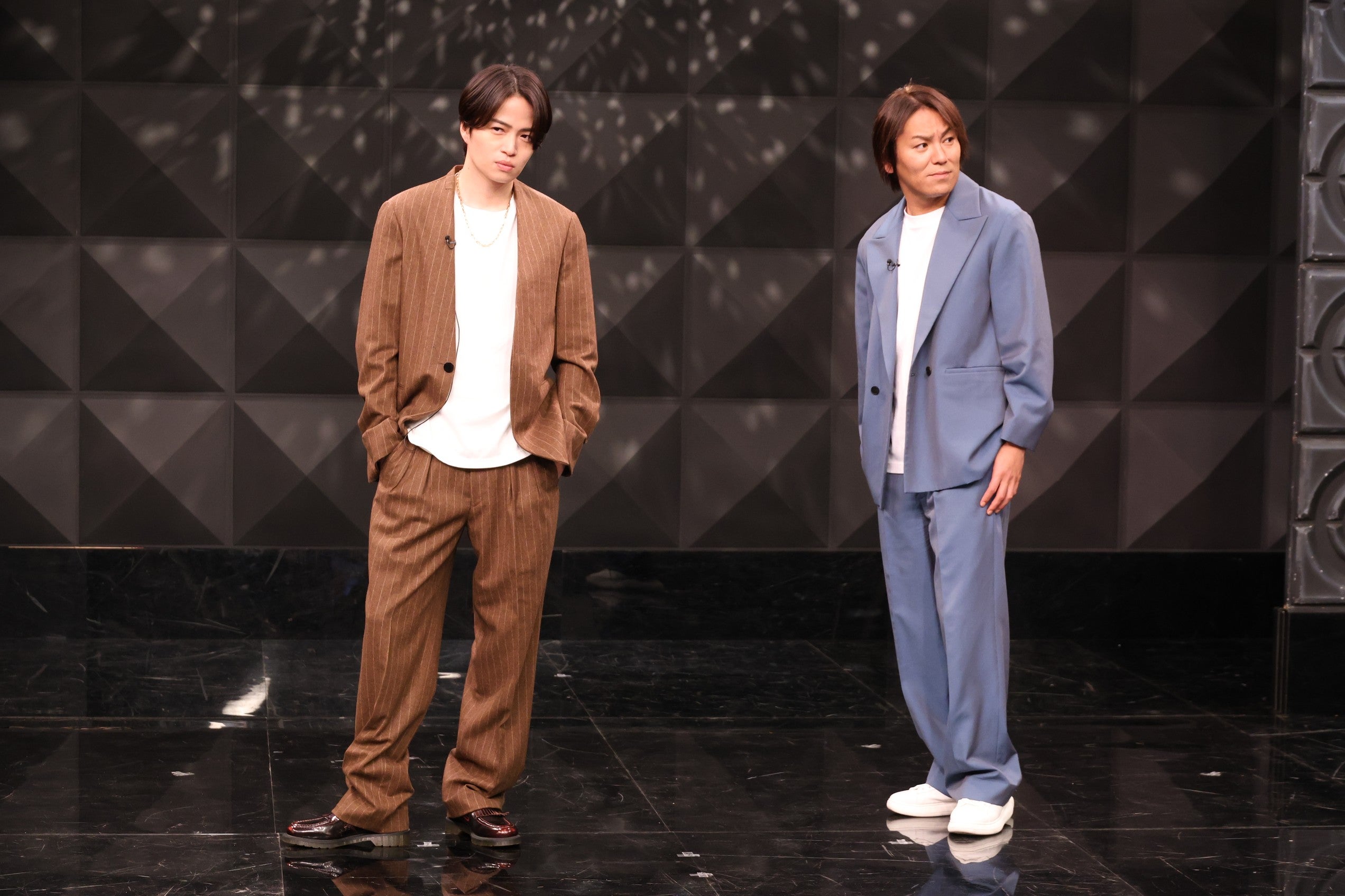 菊池風磨、狩野英孝（C）フジテレビ