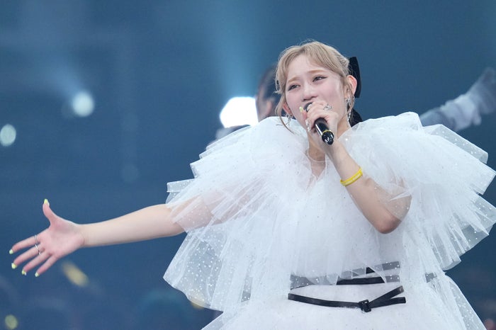 佐々木莉佳子、涙でアンジュルム・ハロプロ卒業 11年のアイドル人生に幕「何度も立ち止まり、振り向きたくなることもあった」【愛情の世界へ、君もおいでよ】