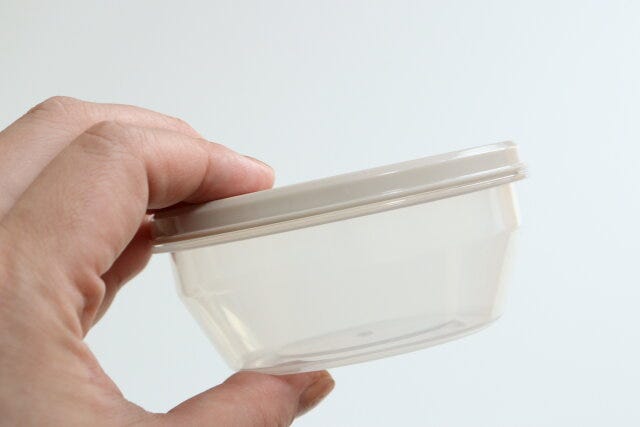 SOLOX生米を1合入れられる食品保存容器　デザイン