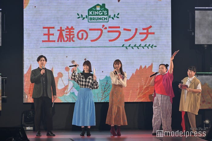 (左から)国山ハセンアナウンサー、冴木柚葉、長谷川美月、ニッチェ(C)モデルプレス