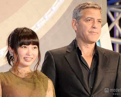 志田未来をジョージ・クルーニーが絶賛 ドレスで美脚を披露