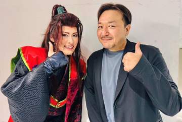直木賞作家・今村翔吾氏 著書原作ミュージカルに満足げ「全国上演出来たら」OSKの翼和希が2役熱演