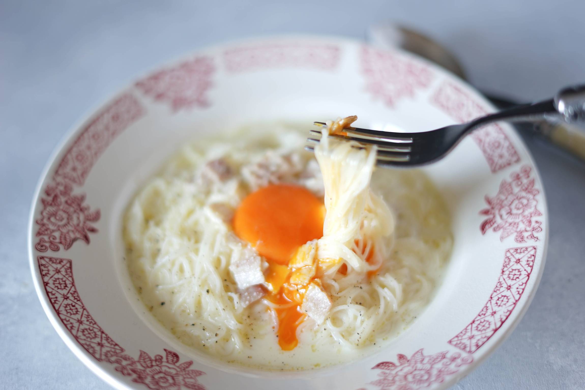 ひんやり仕上げでラク夏ごはん カルボナーラ風豆乳そうめん 星野奈々子さん考案 モデルプレス