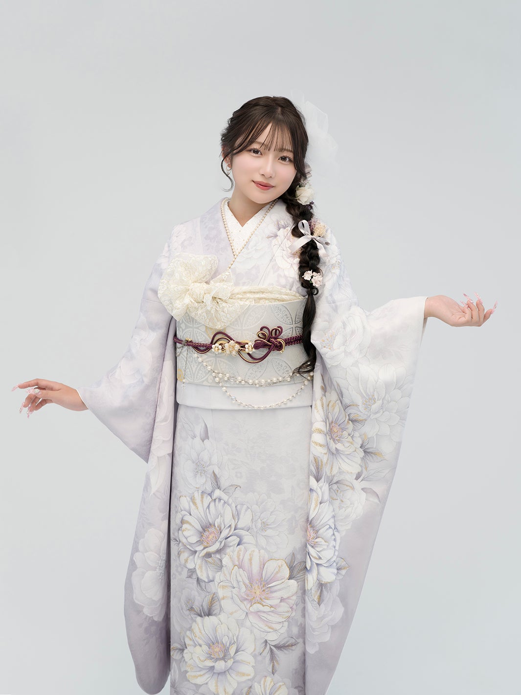 希空／新WebCM「“今、私が着たい振袖。” 希空×ふりホ 4LOOK」（提供写真）