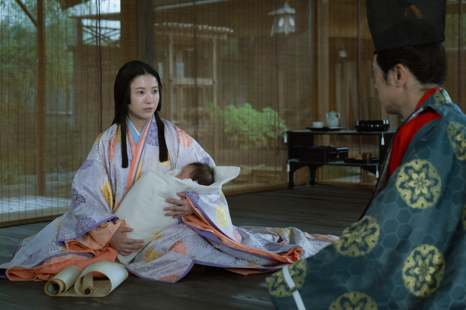 吉高由里子、佐々木蔵之介「光る君へ」第28話（C）NHK