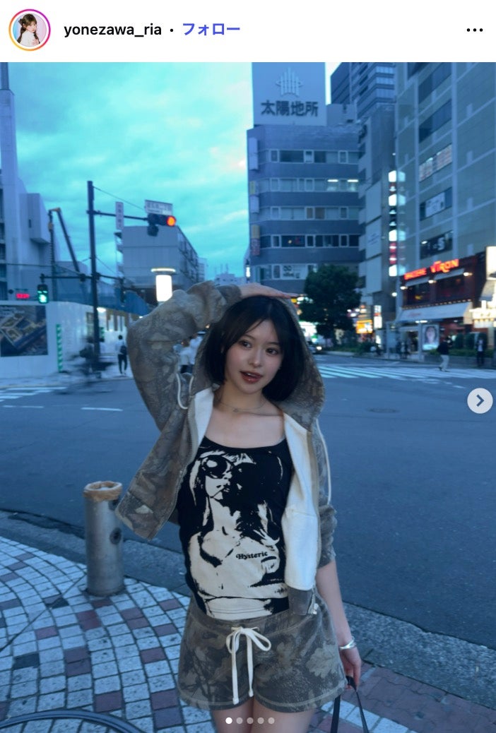 米澤りあInstagramより