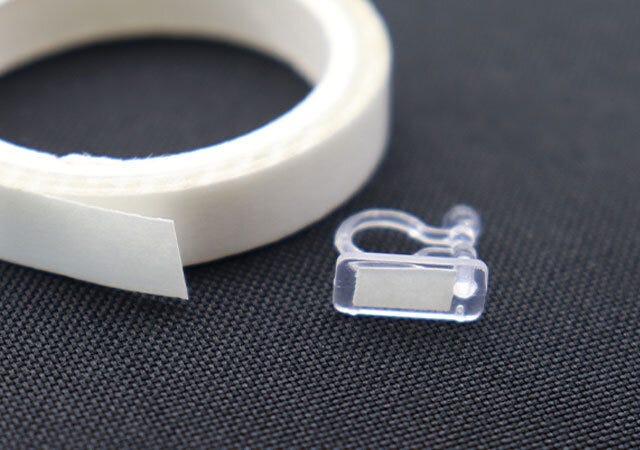 セリア 抱っこパーツ セリアの抱っこパーツは粘着テープを貼って使う