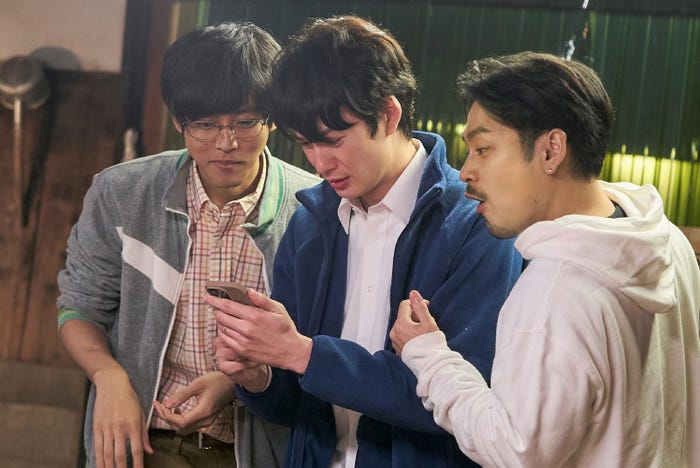 松坂桃李、岡田将生、柳楽優弥(C)2023「ゆとりですがなにか」製作委員会