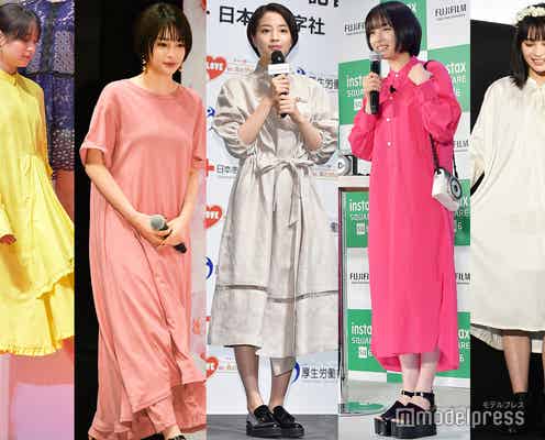 広瀬すずの“ビックシルエットファッション”が可愛い シャツワンピの真似したい着こなしポイント