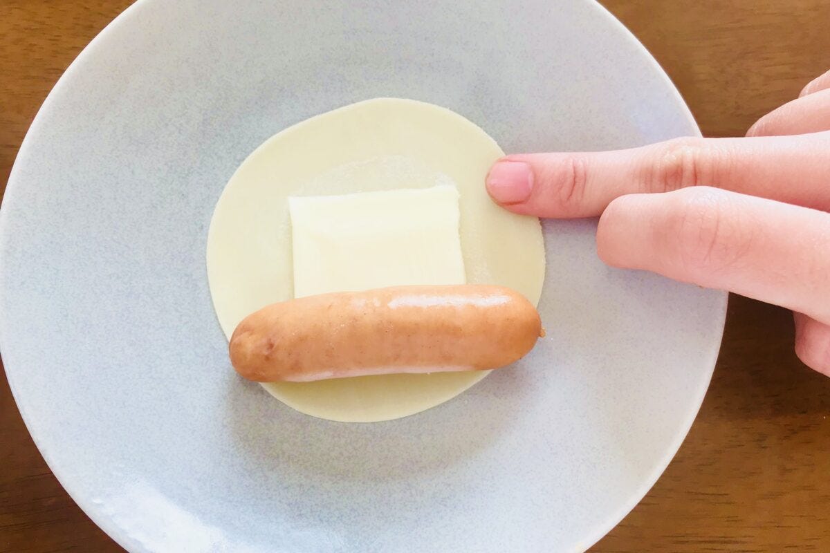 ウインナー餃子