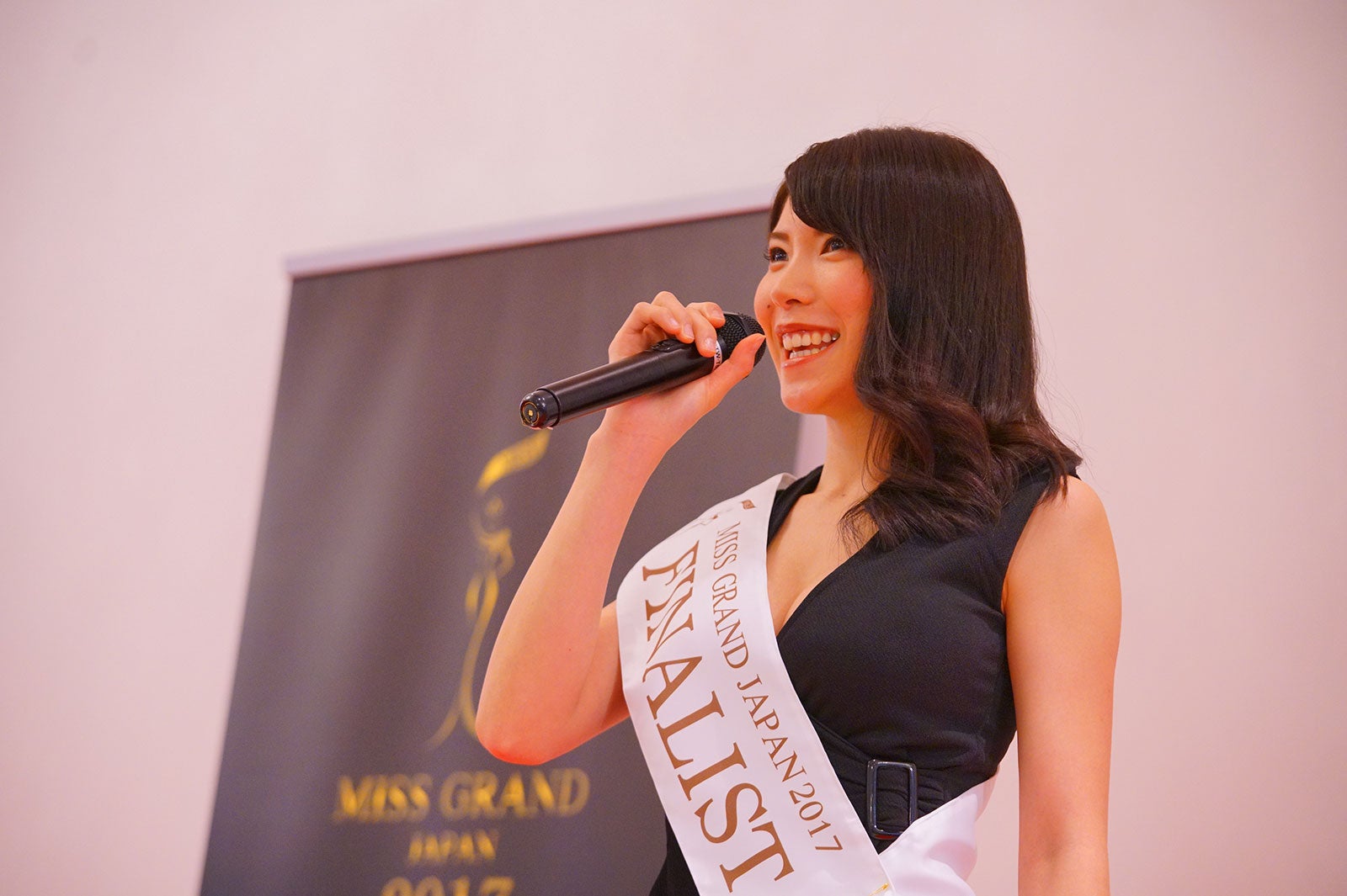 松田里美「ミス・グランド・ジャパン2017」（提供写真）