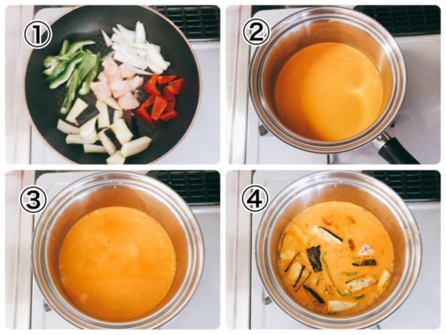 ロイタイ レッドカレー 材料と作り方