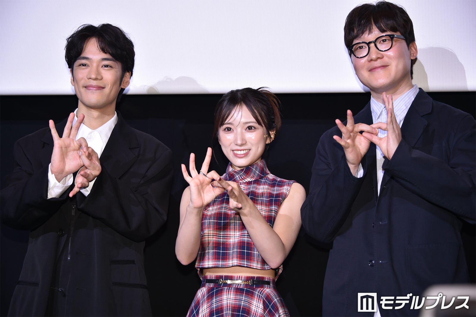 小野賢章、矢吹奈子、キム・ヨンファン監督（C）モデルプレス