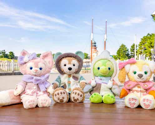 東京ディズニーシーにダッフィー&フレンズ冬の新作グッズ、もこもこ防寒具やぬいぐるみコスなど