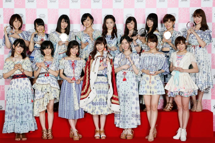 第8回AKB48選抜総選挙1～16位「選抜メンバー」スピーチ - モデルプレス