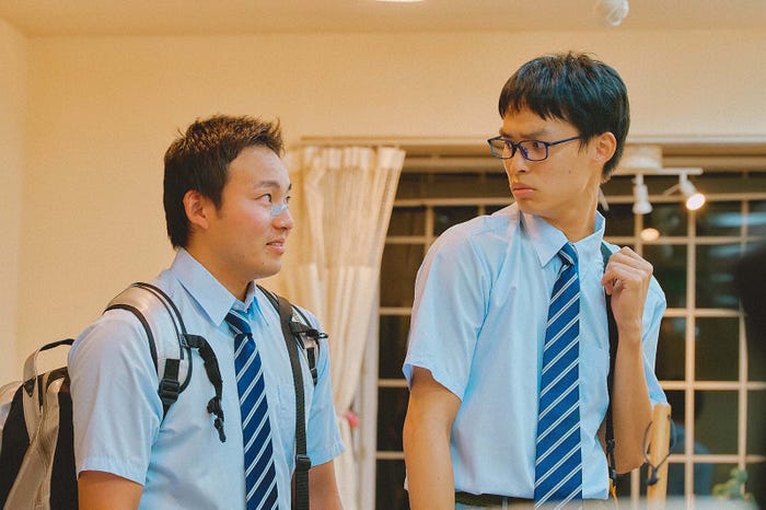 生田俊平、兵頭功海「下剋上球児」第6話より(C)TBSスパークル/TBS 撮影:Len