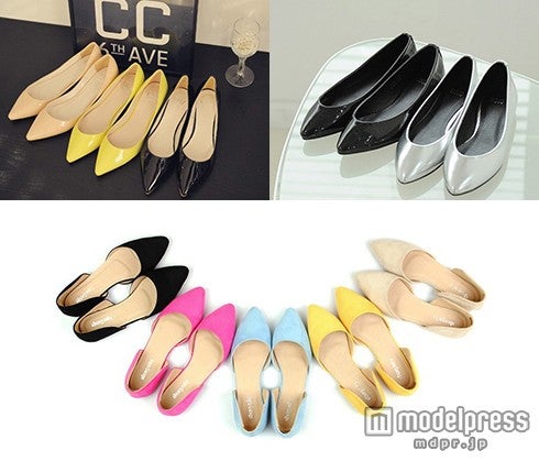 ぺたんこ可愛いポインテッドトゥパンプス3選