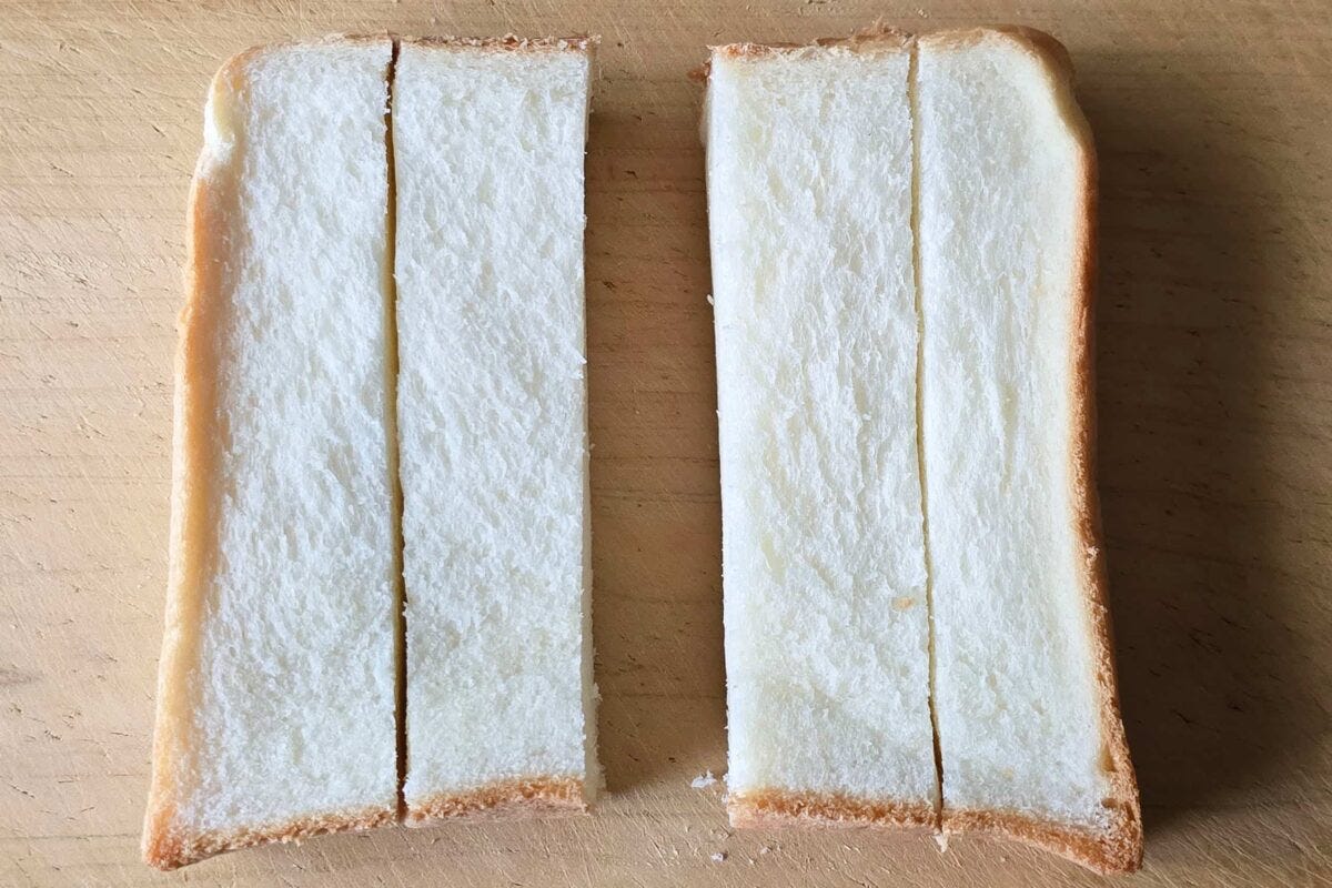 節約チーズドッグ・食パン