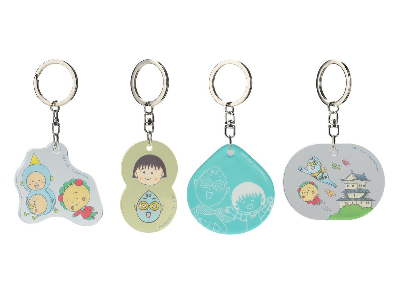 「アクリルキーホルダー」全4種 各620円（税込）（C）S.P （C）S.P / LIGHTAIR Inc.