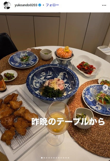 安藤優子Instagramより