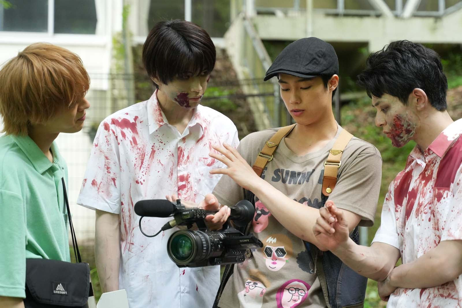 宇佐卓真、中沢元紀、夏生大湖、小林虎之介「ひだまりが聴こえる」第3話より（C）「ひだまりが聴こえる」製作委員会