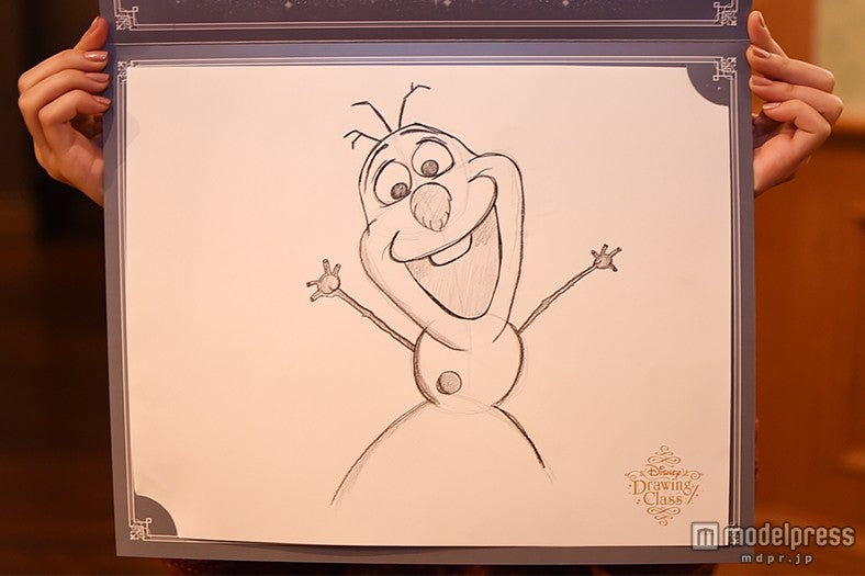 矢内美麻理さんが描いたオラフ