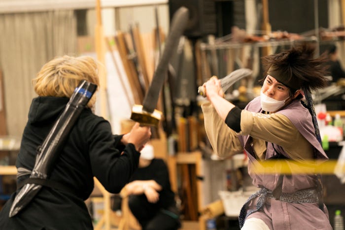 高野洸ら/舞台「キングダム」稽古場より(提供写真)