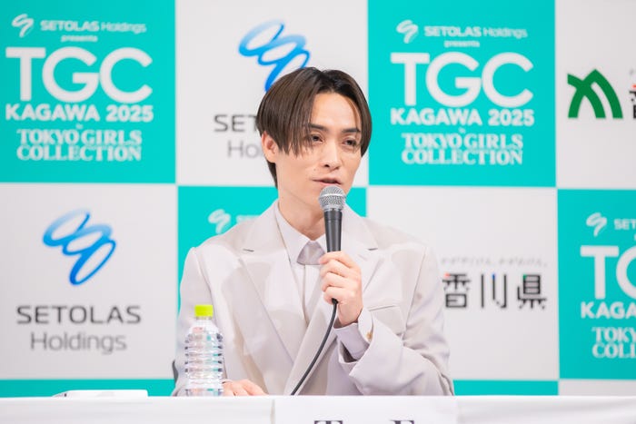 EXILE TETSUYA(C)セトラスホールディングス presents TGC 香川 2025 記者発表会